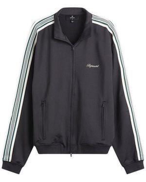 Represent Taped Track Jacket - Black
