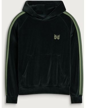 Needles Velour Track Hoodie - Black