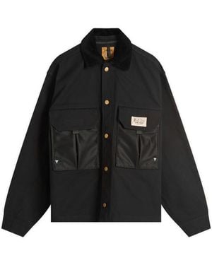 Brain Dead Cropped Chore Jacket - Black