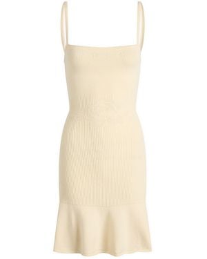 Peachy Den Marie Knit Mini Dress - Natural