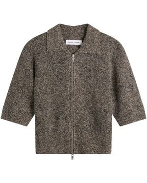 Samsøe & Samsøe Sakelsie Hairy Knit Cardigan - Grey