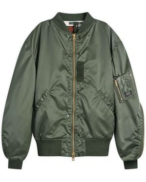 Porter-Yoshida and Co Buzz Rickson's X Porter Ma-1 Jacket in Blue