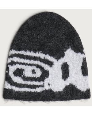 ROA Vortex Mohair Beanie - Black