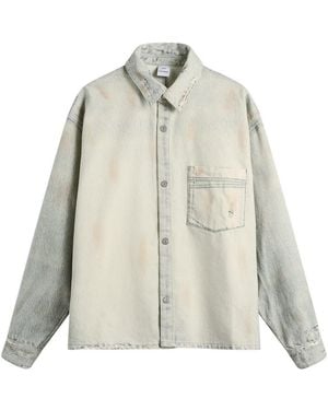 Won Hundred Maza Printed Denim Shirt - Natural