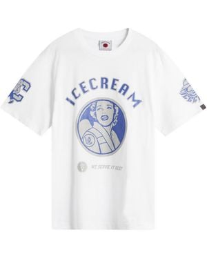 ICECREAM Multi Graphic T-Shirt - Blue