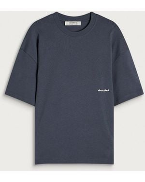 About Blank Box T-Shirt - Blue