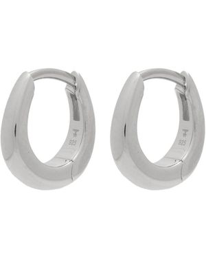 Tom Wood Liz Huggies Earrings - Metallic