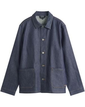 A.P.C. Kerlouan Denim Jacket - Blue