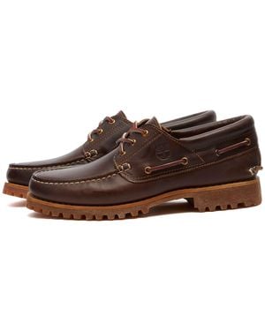 Timberland Authentic 3 Eye Classic Lug Shoe - Brown
