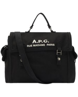 A.P.C. A.P.C Recuperation 2 Way Tote Bag - Black