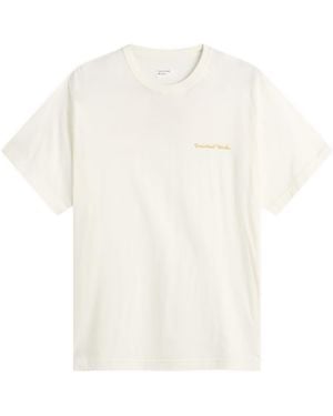 Universal Works Wish You Were Here T-Shirt - White