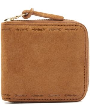 Visvim Suede Billfold Wallet - Brown