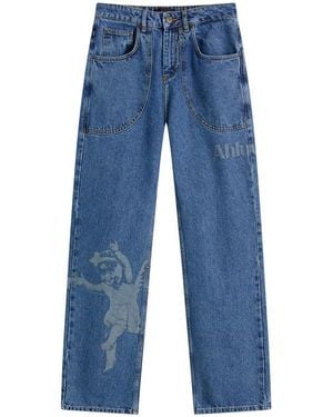 Ahluwalia Laser Jeans - Blue