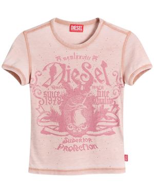 DIESEL T-Uncuties Baby T-Shirt - Pink
