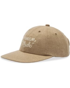 Human Made Wool 6 Panel Cap - Natural