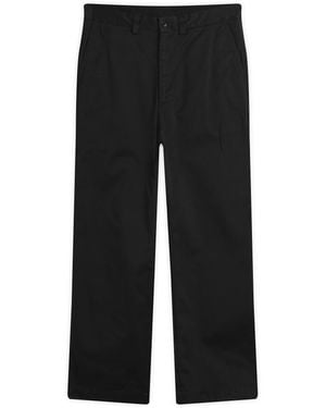 Nanamica Wide Straight Chino Pants - Black