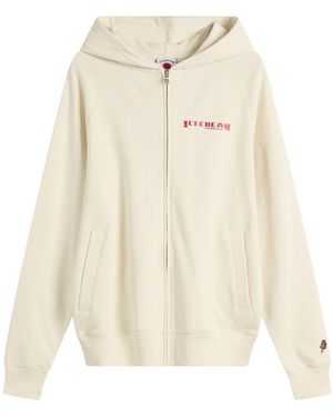 ICECREAM Waitress Zip Hoodie - Natural