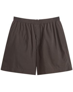 Saint Laurent Nylon Shorts - Brown