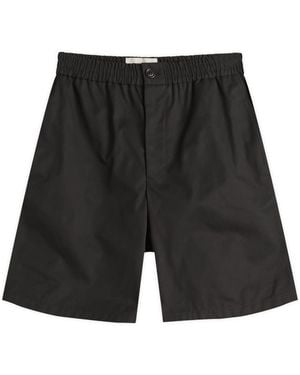 Ami Paris Elasticated Waist Shorts - Black