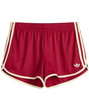 adidas 3 Stripe Sprinter Short - Red