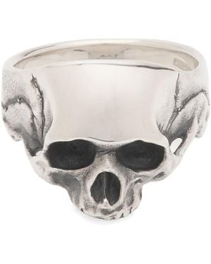 Frederick Grove Skull Ring - White