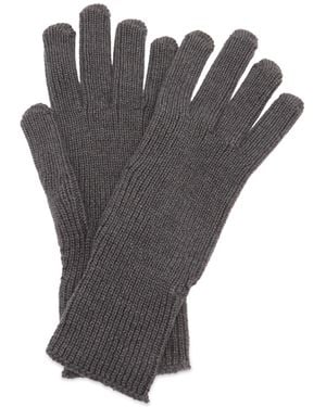 Moncler Wool Gloves - Gray