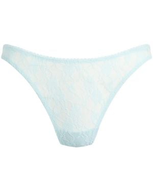 Fruity Booty All Over Lace Thong - Blue