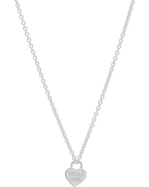 Human Made Heart Necklace - Metallic