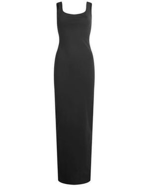 Entire studios Square Neck Dress - Black
