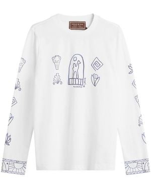 ALÉMAIS Leela Long Sleeve T-Shirt - White