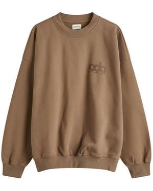 ADANOLA Performance Oversized Sweatshirt - Brown