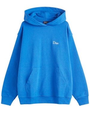 Dime Classic Logo Heavyweight Hoodie - Blue