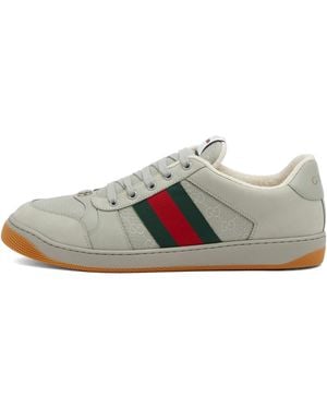 Gucci Screener Cotton Ripstop Trainer - Grey