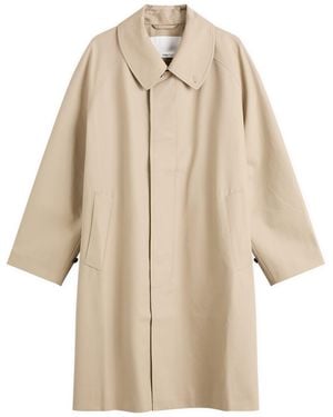SAGE NATION Westminster Raglan Sleeve Overcoat - Natural
