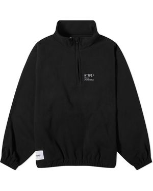 WTAPS 33 Quarter Zip Fleece - Black