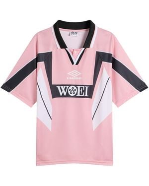 Umbro X Woei Away Jersey Top - Pink