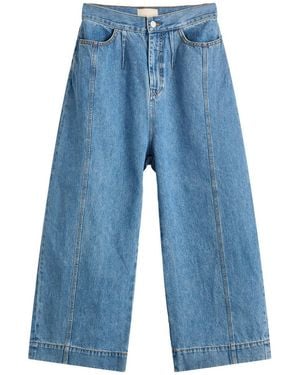 ALÉMAIS Stephi Cocoon Leg Denim Jeans - Blue