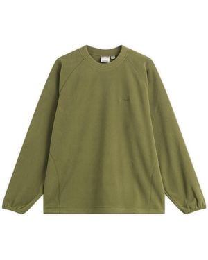 Gramicci Thermal Fleece Crew Jumper - Green