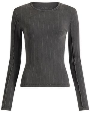mfpen Long Sleeve Rib T-Shirt - Grey