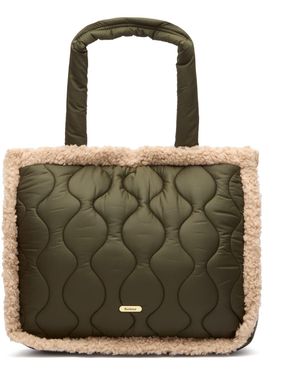 Barbour Marnie Quilt Tote Bag - Green