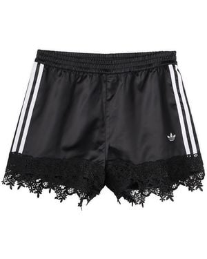 adidas Firebird Satin Lace Track Short - Black