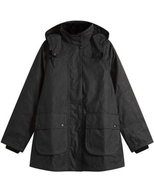 Barbour X Margaret Howell Stand Collar Parka Jacket - Black