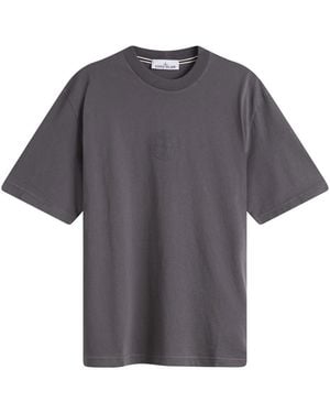 Stone Island Camo Compass T-Shirt - Grey