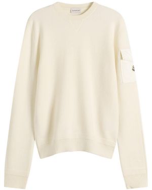 Moncler Crew Neck - White