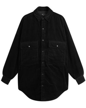 Merely Made Corduroy Overshirt - Black