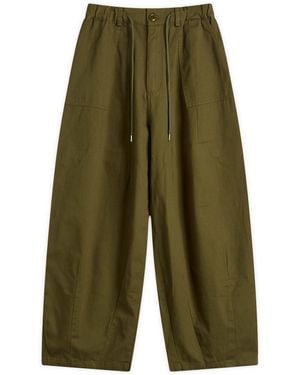 FRIZMWORKS Cotton Balloon Trousers - Green