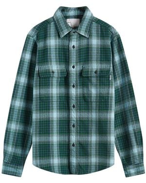 Adsum Classic Plaid Workshirt - Green