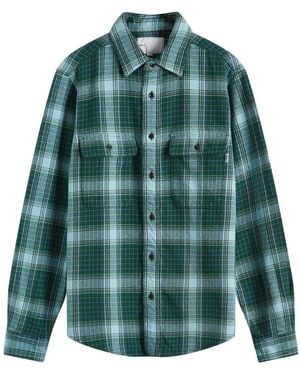 Adsum Classic Plaid Workshirt - Green