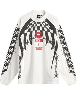 Vans X A.O.D. Hazard Ls T-Shirt - White