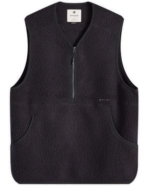 Snow Peak Thermal Boa Fleece Vest - Black